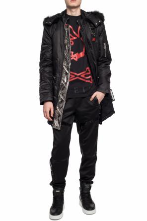 Logo-embroidered coat, zdjęcie 2 Logo-embroidered coat od Philipp Plein